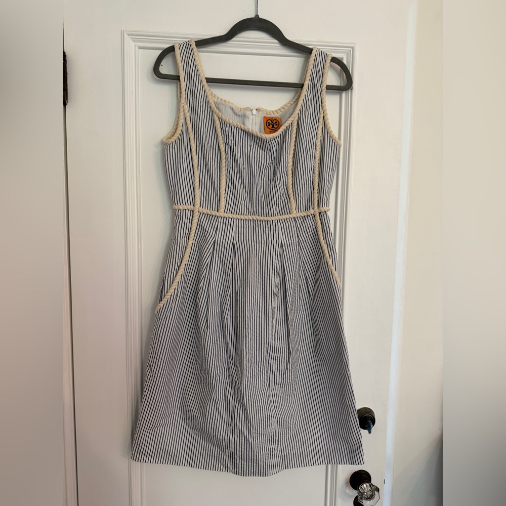 Tory Burch Size 6 Stripe Dress